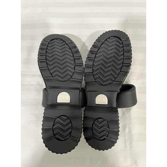 Sorel Ona Streetworks Platform Mid Heel Sandals Black Women’s Size 9 NWOB - Picture 11 of 11